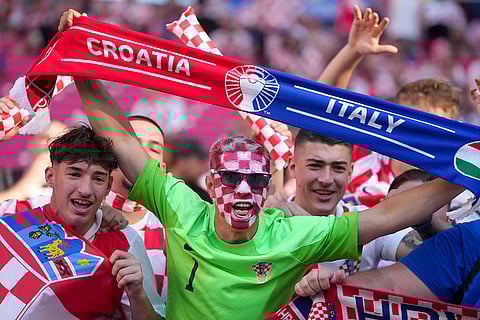 Croatia's football supporters